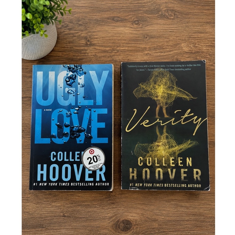 Colleen Hoover Book Bundle Ugly Love and Verity Paperback Novels Set